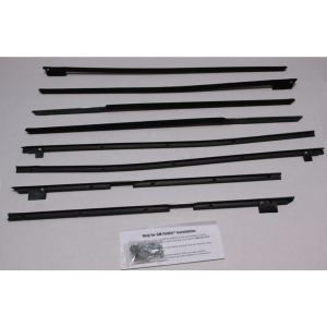 Beltline Weatherstrip - Complete 8 Piece Kit