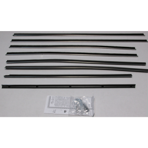 Beltline Weatherstrip - Complete 8 Piece Kit