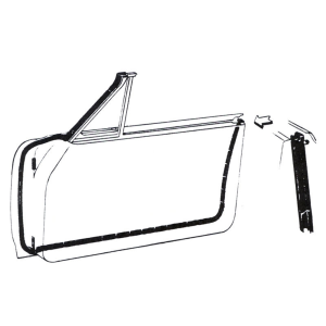 Dennis Carpenter - Door Seal Kit - Front - Image 2