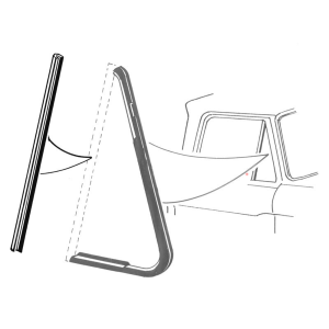 Dennis Carpenter - Back Edge Of Vent Window Seal - Image 2