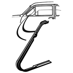 Front Door Vent Window Main Seal