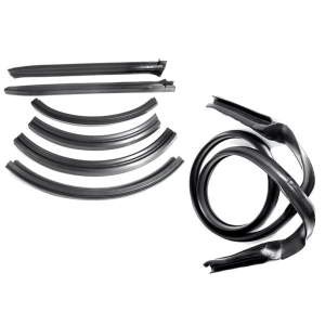 Convertible Top Roof Rail Seal Kit - 7 Piece