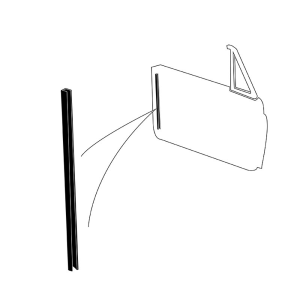 Lower Back Of Door Glass Run Channel