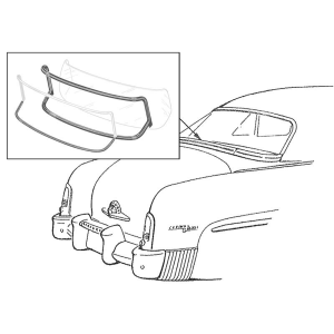 Dennis Carpenter - Back Window Seal - Locking Strip Included - Image 5