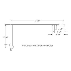 Steele Rubber - Roof Rail Seal - Image 2