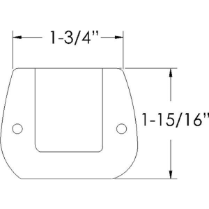 Steele Rubber - Rear Door Lock Pillar Filler - Image 3