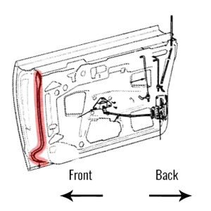 Steele Rubber - Door Seal Kit - Front - Image 7