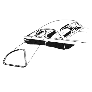 Dennis Carpenter - Quarter Window Seal - Fixed Window - Image 2
