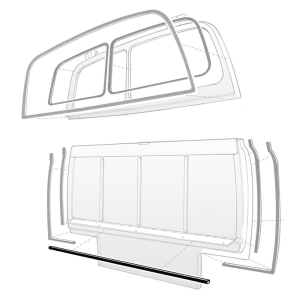 Tailgate Weatherstrip - Lower Center