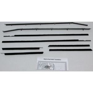 Beltline / Anti-Rattler Weatherstrip - 8 Piece Complete Kit