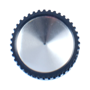 Dennis Carpenter - Windshield Wiper Switch Knob - Black With Silver Insert - Image 3