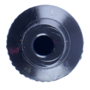 Dennis Carpenter - Air Vent Knob - Black With Silver Insert - Image 3