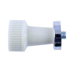 Dennis Carpenter - Cigar Lighter Knob - White With Silver Insert - Image 2