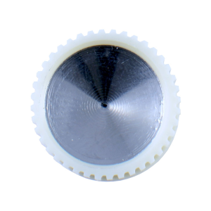 Dennis Carpenter - Cigar Lighter Knob - White With Silver Insert - Image 3