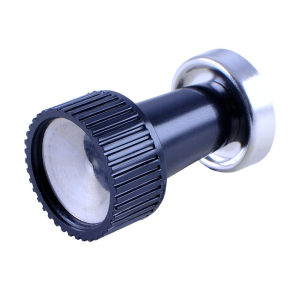 Cigar Lighter Knob - Black With Silver Insert