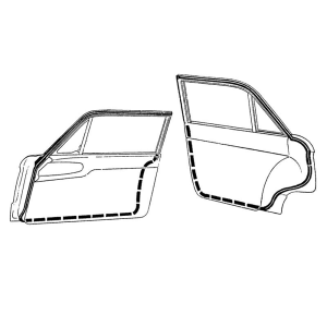 Door Seal Kit - Front & Rear