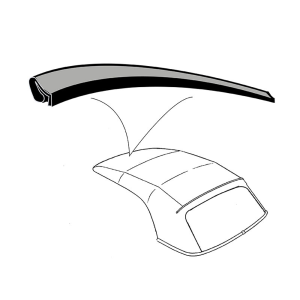 Convertible Top Header / Bow Seal