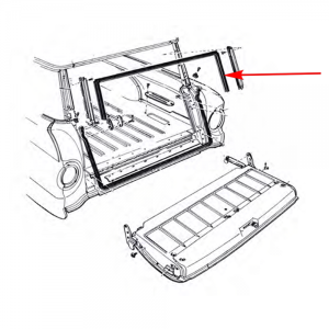 Tailgate Glass To Roof Seal
