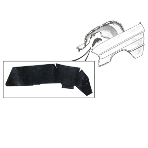 1964 Ford a-arm dust shield kit installation location.