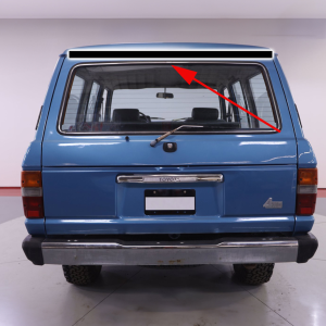 Liftgate seal for 1981-1990 Toyota Land Cruiser.