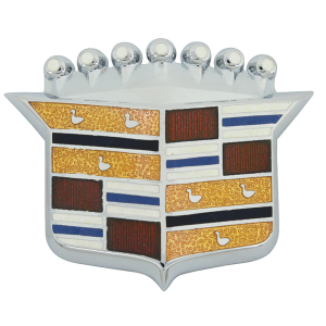 Cadillac Crest Emblem On Hood