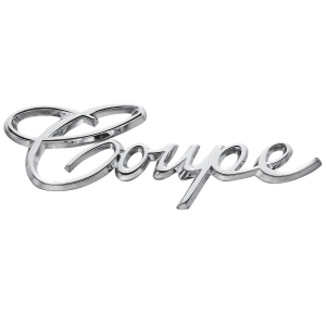"Coupe" Emblem - On Rear Quarter Panel