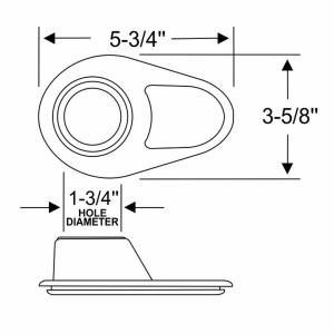 1967-72 Chevy & GMC Restoration Parts Steering Column Grommet - Part #18-039P