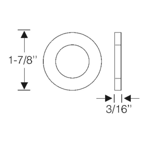 1938-54 Chevy Restoration Parts Rear Spring Pad Kit - Part #07-004P