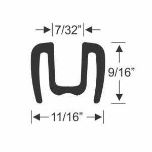 Lower Sash Channel Filler - FREE SAMPLE