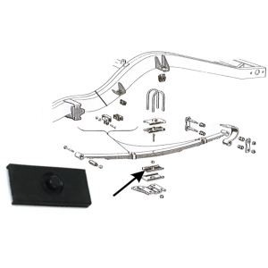 Rear Leaf Spring Insulator
