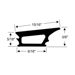 Window Channel Track Filler / Seal - RV / Motorhome