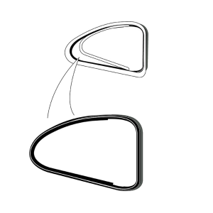 Rear Vent Window Seal