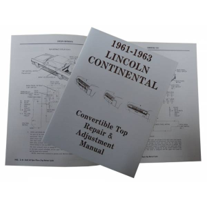 Convertible Top Repair & Adjustment Manual