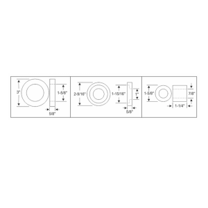 1966-67 Cadillac & Oldsmobile Restoration Parts Body Mounting Pad - 03-110H