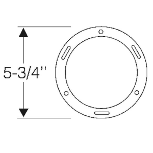 1950-52 Cadillac Restoration Parts Fog Light Body To Ring / Bezel Gasket - Part #06-024P.