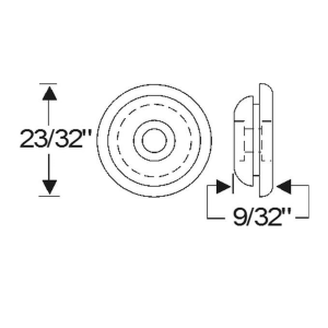 Vent Cable Grommet - At Firewall