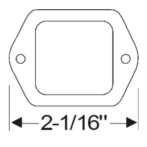 1949 Buick Restoration Parts Taillight Junction Box Gasket - Part #06-057P