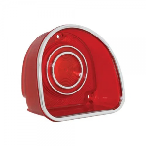 Taillight Lens - 3 Chrome Rings