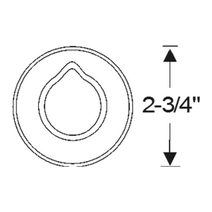 1949 Buick Restoration Parts Back Up Light Housing Gasket - Part #06-063P.