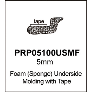 Universal Underside Glass Molding - 5mm - FREE SAMPLE