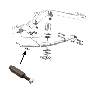 Rear Leaf Spring Bushing - At Front