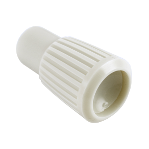 Air Vent / Choke Cable / Defroster Cable Knob - White Without Silver Insert