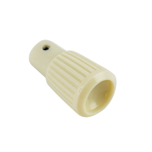 Windshield Wiper OR Fan Switch Knob - White Without Silver Insert
