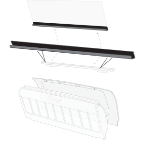 Tailgate Glass To Lift Channel Seal