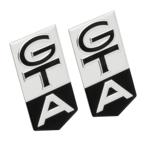 Fender Emblem Inserts - Aluminum - "GTA"