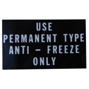 Antifreeze Decal