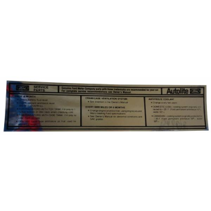 Service Specification Decal