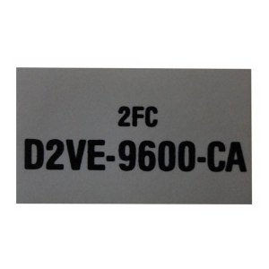 AC Service Decal