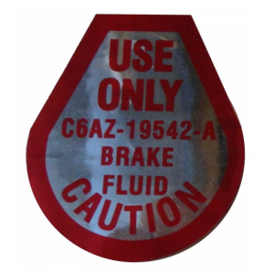 Disc Brake Master Cylinder Decal