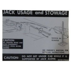 Jack Instructions Decal